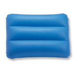 Oreiller de plage gonflable en PVC de forme rectangulaire.-Bleu-8719941013223