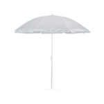 Parasol portable en polyester 210T avec revêtement intérieur anti-UV (SPF30+) pour une protection instantanée. Léger et réglable. Pochette de transport incluse. à150 cm-Gris-8719941050563-1