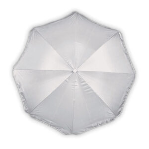 Parasol portable en polyester 210T avec revêtement intérieur anti-UV (SPF30+) pour une protection instantanée. Léger et réglable. Pochette de transport incluse. à150 cm-Gris-8719941050563-3