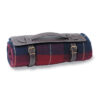 Plaid voyage avec sangle PVC. 100% acrylique.-Multicolore-8719941013384