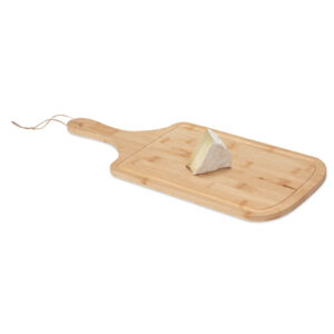 Planche de service en bambou avec rainure et corde de jute en forme naturelle.-Bois-8719941056732-2