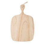 Planche à  découper et à  servir en bois de paulownia avec corde de jute de forme naturelle.-Bois-8719941054066-3
