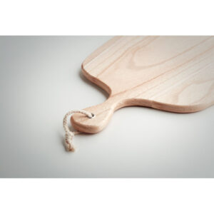 Planche à  découper et à  servir en bois de paulownia avec corde de jute de forme naturelle.-Bois-8719941054066-6