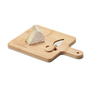Planche à  fromage en bambou avec couteau de service.-Bois-8719941055742-5