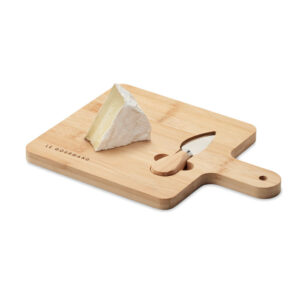 Planche à  fromage en bambou avec couteau de service.-Bois-8719941055742-5