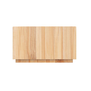 Porte-bougie en bambou avec bougie chauffe plat incluse.-Bois-8719941054325-3
