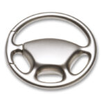 Porte-clefs 'volant' en alliage de zinc. Emballage boite cadeau.-Argent mat-8719941002906