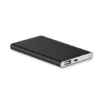 Powerbank 4000 mAh en aluminium. Pour l'utilisation de smartphone