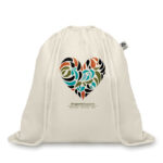 Sac à  cordon en coton organique de 105 gr / m². Fabriqué à  partir de coton biologique produit sous un label certifié.-Beige-8719941028883-5