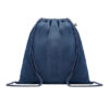 Sac à  cordon en coton 50% denim recyclé et 50% coton. 250 gr/m².-Bleu-8719941055827