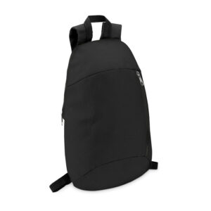 Sac à  dos en polyester 600D avec poche extérieure zippée et partie arrière rembourrée en polyester 210D.-Noir-8719941038523-1