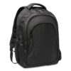 Sac à  dos pour ordinateur portable 15 '' avec compartiments. Incluant plusieurs poches et un porte-stylo. Dos et bretelles rembourrés. Polyester 1680D-Noir-8719941011182