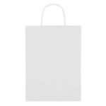 Grand  sac cadeau en papier. 150 gr/m².-Blanc-8719941000308
