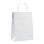 Moyen  sac cadeau en papier. 150 gr/m².-Blanc-8719941000292-1