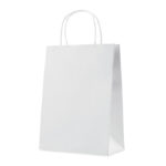 Moyen  sac cadeau en papier. 150 gr/m².-Blanc-8719941000292-2