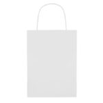 Petit sac cadeau en papier. 150 gr/m².-Blanc-8719941000285
