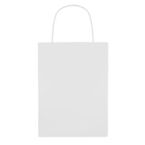 Petit sac cadeau en papier. 150 gr/m².-Blanc-8719941000285