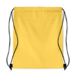 Sac à  cordon isotherme en polyester 210D. Matériel d'isolation: Feuille d'aluminium. Contenance 5L.-Jaune-8719941042698-1