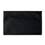 Sac de voyage en polyester 600D et 300D - Trousse de toilette avec compartiments en filet et compartiment supplémentaire en PEVA.-Noir-8719941047365-3