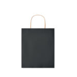Petit sac en papier (50% recyclé). 90 gr/m². Fabriqué en UE.-Noir-8719941051492-1