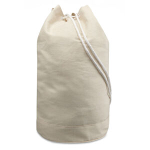 Sac marin en coton avec bandoulière blanche. Sergé de coton 200 gr/m². Produit sous une norme certifiée pour l'utilisation de substances nocives dans le textile.-Beige-8719941021969