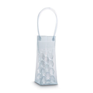 Sac réfrigérant en PVC transparent. Pour une bouteille. Placez le sac réfrigérant au congélateur avant utilisation.-Transparent-8719941019447-1