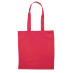 Sac shopping  en coton avec anses longues. 105 gr/m². Produit sous une norme certifiée pour l'utilisation de substances nocives dans le textile.-Fuchsia-8719941011519-3