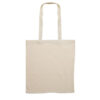 Sac  shopping en coton avec anses longues. 140 gr/m². Produit sous une norme certifiée pour l'utilisation de substances nocives dans le textile.-Beige-8719941011540