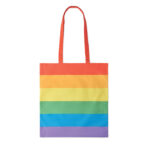 Sac  shopping en coton arc-en-ciel avec de longues anses. 200 gr/m².-Multicolore-8719941054776-2