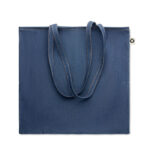 Sac shopping avec longues anses en coton recyclé 50% denim et 50% coton. 250 gr/m².-Bleu-8719941055803