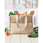 Sac shopping en jute avec anses longues