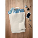 Sac shopping pliable en coton