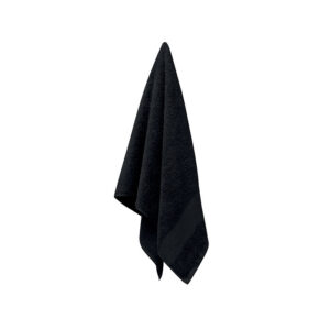 Serviette éponge 100% coton biologique 360 gr/m2. 100x50 cm. Fabriqué à  partir de coton biologique produit sous un label certifié.-Noir-8719941049116-3