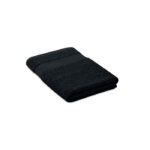 Serviette éponge en 100% coton biologique 360 gr/m2. 140x70 cm. Fabriqué à  partir de coton biologique produit sous un label certifié.-Noir-8719941049185