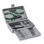 Set d'outillage de 25 pièces dans coffret compact.-Argent-8719941008373