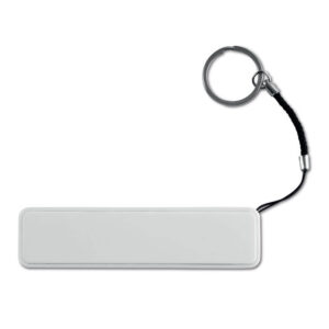 porte-clés inclus. Convient aux smartphones. Courant sortant DC5V/1A-Blanc-8719941005532