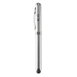 Stylo à  bille multifonction en métal. Encre noire