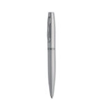 Stylo à  bille twist en aluminium anodisé. Encre noire.-Argent mat-8719941015869-1