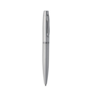 Stylo à  bille twist en aluminium anodisé. Encre noire.-Argent mat-8719941015869-2