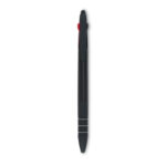 Stylo bille  3 couleurs avec stylet  en ABS . Encres rouge