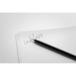 Stylo sans encre en aluminium de longue durée. Le stylo écrit grâce à  la pointe en alliage métallique. (Effet crayon à  papier)-Noir-8719941052628-6