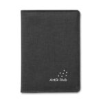Portefeuille / porte-passeport avec sécurité RFID en polyester 2 tons.-Noir-8719941030763-5