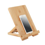 Support pliable pour tablette ou smartphone en bambou.-Bois-8719941054295-3