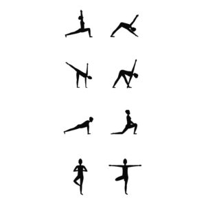 Ensemble de fitness avec tapis de yoga (4 mm) et sangle d'exercice présenté dans un sac en toile de 340 gr/m² avec anse longue. Produit sous une norme certifiée pour l'utilisation de substances nocives dans le textile.-Noir-8719941052673-7