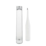 Thermomètre digital dans un étui de protection transparent. Une pile bouton incluse.-Blanc-8719941051973-6