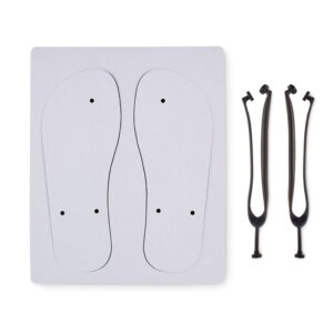 Tongs pour sublimation avec sangles en PVC. Semelle en caoutchouc ettissu en polyester sur le dessus. M  pointures 38-41. L'article ne peutêtre commandé qu'en version imprimée.-Noir-8719941050945-6
