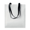 Tote bag en poly coton avec anses longues. 105 gr/m² polycotton (90polyester/10 coton).-Noir-8719941038103