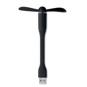 Minin ventilateur en PVC  sortie USB.-Noir-8719941003101-1