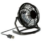 Ventilateur en ABS avec le câble USB.  Bouton marche/arrêt.-Noir-8719941010291-2