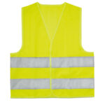 Veste enfant. Bande réfléchissante haute visibilité. 100% polyester. EN17353.-Jaune-8719941019133